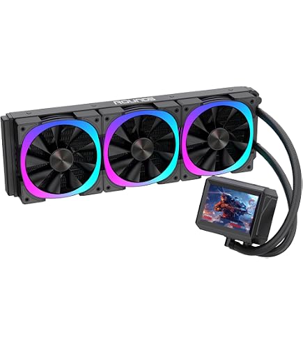 Water Cooler Asus Rog Ryujin III, 360mm, Display LCD, AMD e Intel